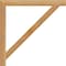Ekena Millwork Traditional Block Rough Sawn Bracket, Western Red Cedar, 4"W x 48"D x 48"H BKT04X48X48TRA05RWR - alternate 2